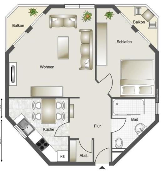 Residenz Rosengrund Whg D6 Villa Büsum Екстериор снимка